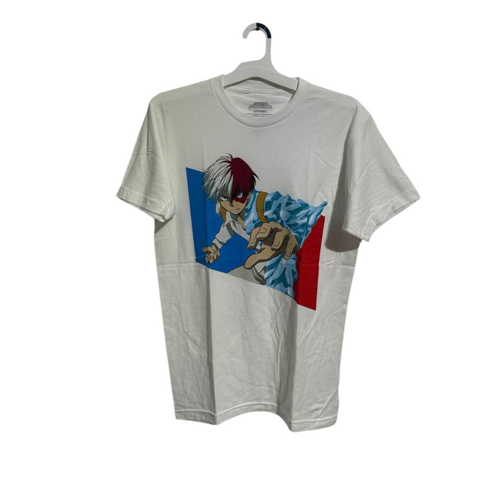 My Hero Academia Shoto Todoroki Graphic T-Shirt Adult Size Medium new no tag